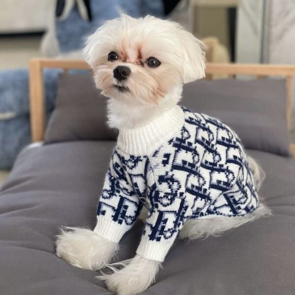 Dog Pattern Sweater - Image 5