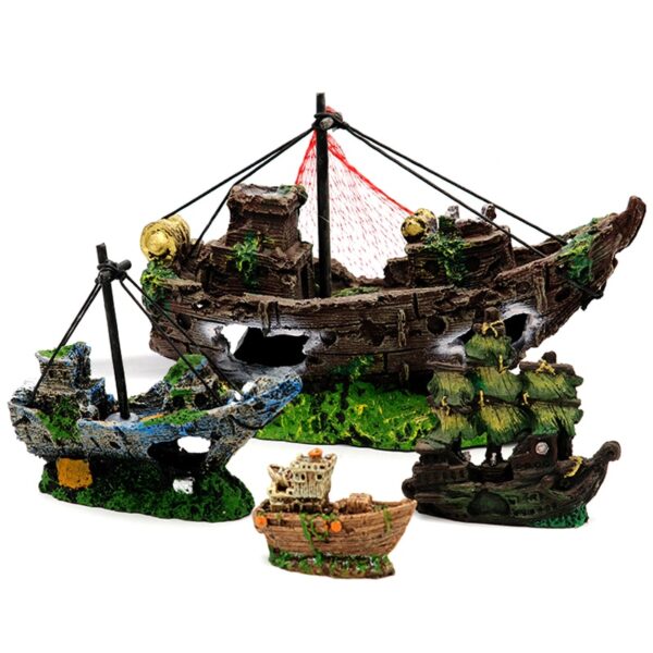 Shipwreck Aquarium Decoration