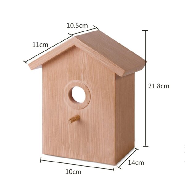 Creative Wooden Bird House - Image 3