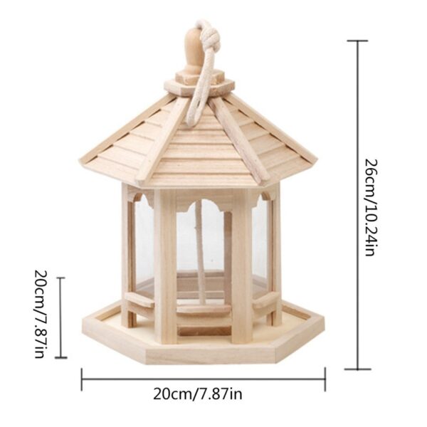 Creative Wooden Bird House - Image 9