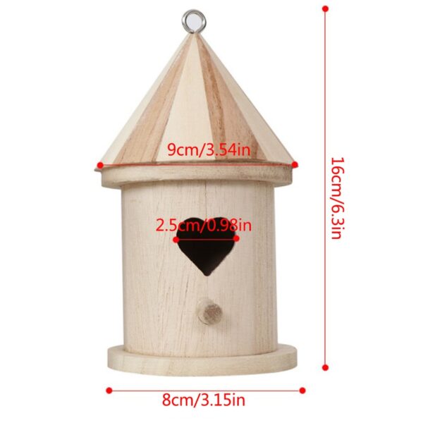 Creative Wooden Bird House - Image 15