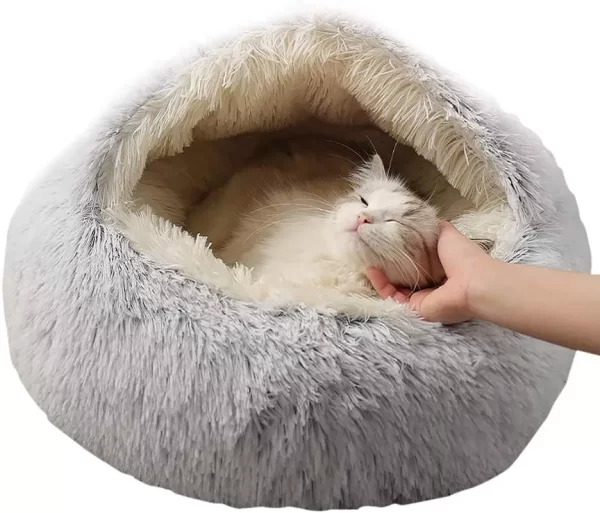 Round Plush Pet Bed