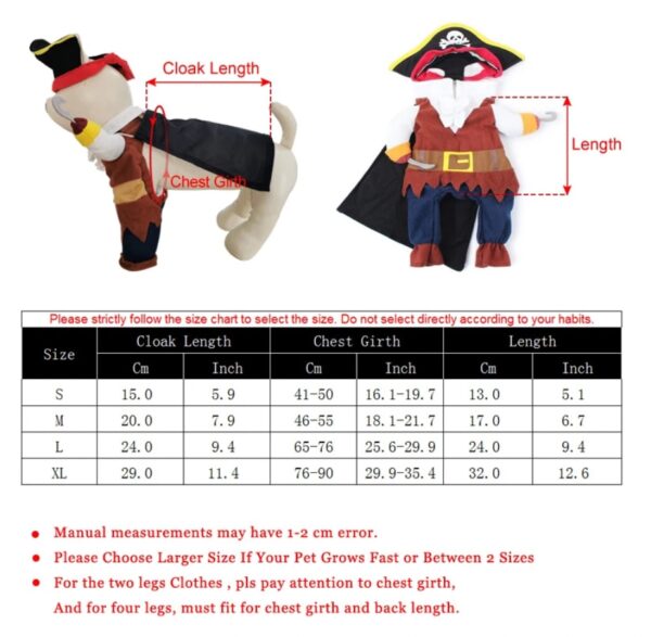 Funny Cat Pirate Costume - Image 6