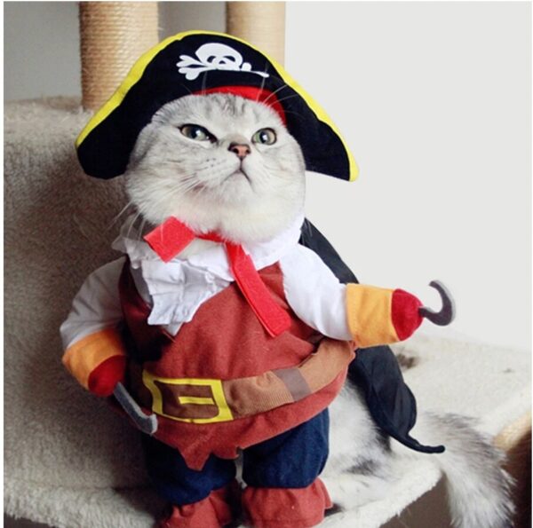 Funny Cat Pirate Costume - Image 2