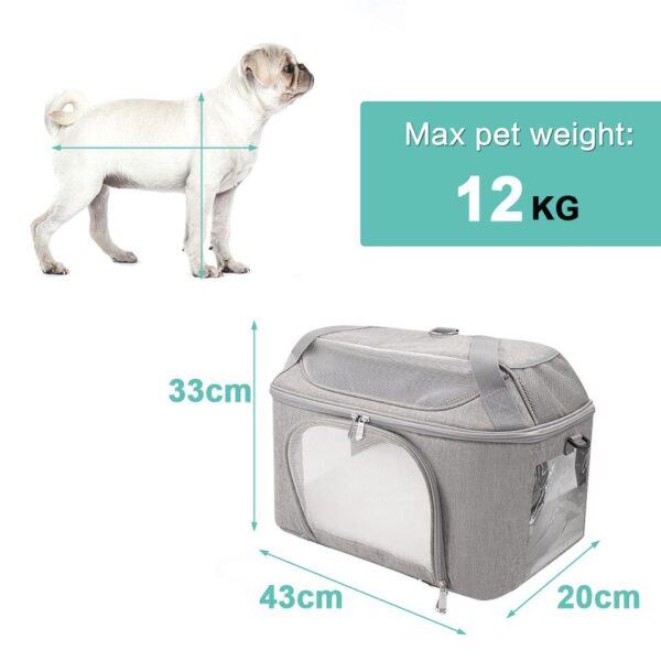 Breathable Airline Approved Transport Bag For Small Dogs - Image 3