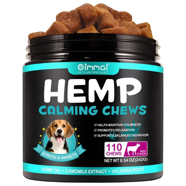 Hemp Calming Snacks/Chews for Dogs with Anxiety and Stress - Image 2