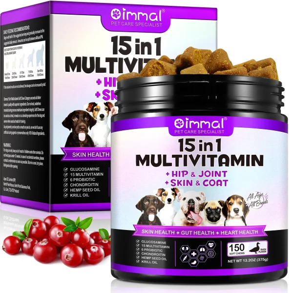 15 in 1 Dog Multivitamin Supplements dog food treats - Image 2