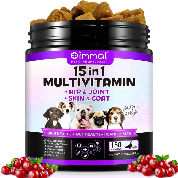 15 in 1 Dog Multivitamin Supplements dog food treats