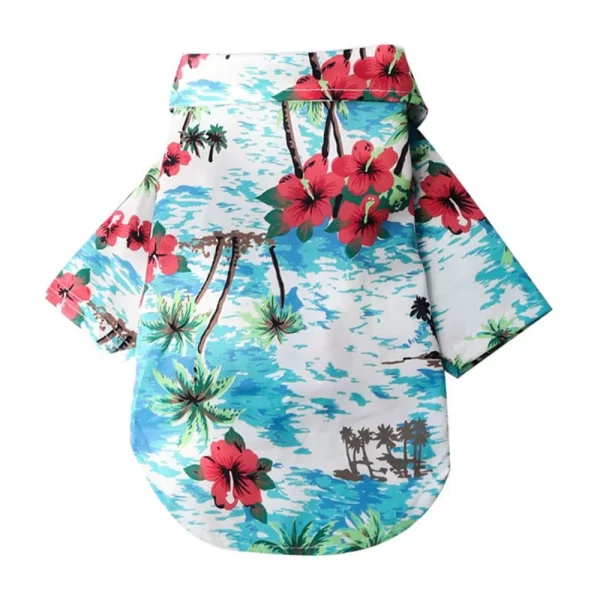 Hawaiian Style Leisure Dog Shirt - Image 11