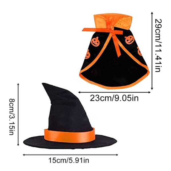 Halloween Cloak and Hat Set - Image 4