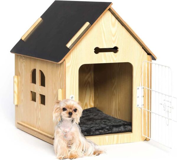 Wooden Dog Kennel for Playing and Resting - Image 7