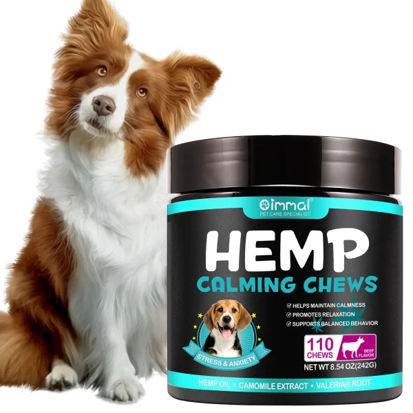 Hemp Calming Snacks/Chews for Dogs with Anxiety and Stress - Image 3