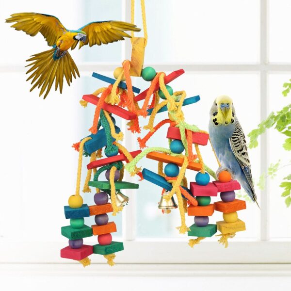 Colorful Parrot Chew Toys - Image 3