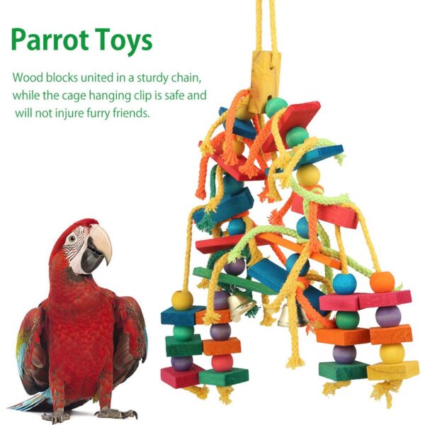 Colorful Parrot Chew Toys - Image 2