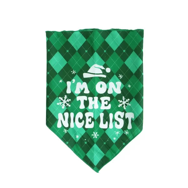 Christmas Dog Scarf Triangular Bandage Puppy Cats Pet Bandana Collar Cotton Bandanas Pet Tie Snowman Xmas Tree Pet Products - Image 8