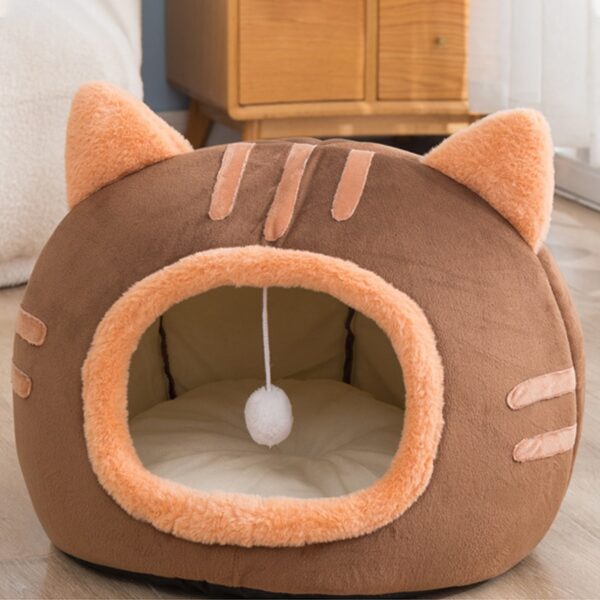 Deep Sleep Comfort Cat Bed - Image 14