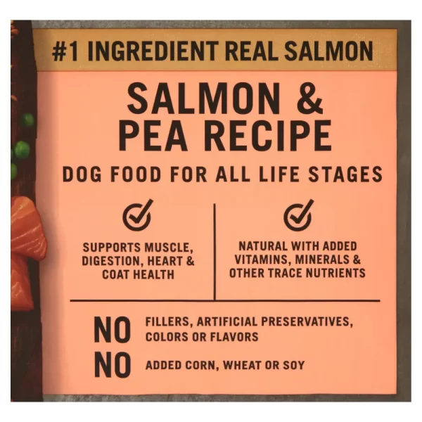 Pure Balance Wild & Free Salmon & Pea Recipe Dry Dog Food, Grain-Free, 24 lbs - Image 4