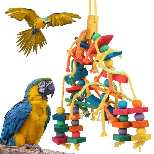 Colorful Parrot Chew Toys - Image 6