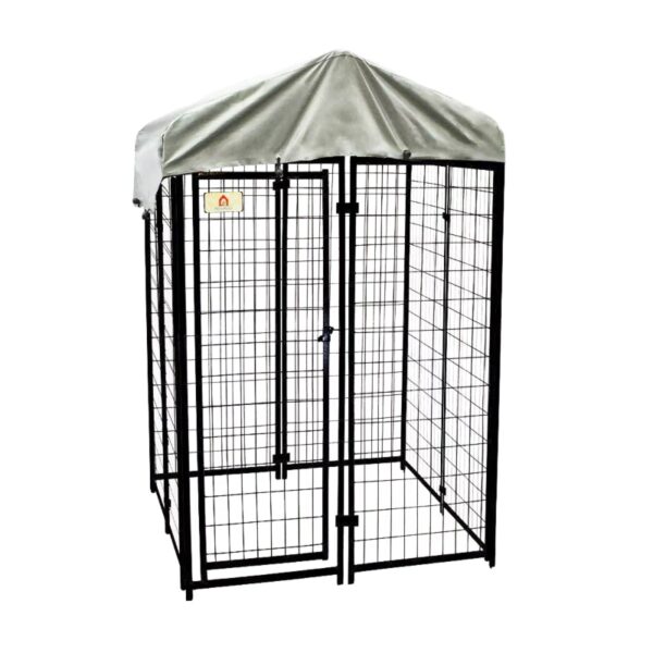 KennelMaster Black Welded Wire Dog Kennel