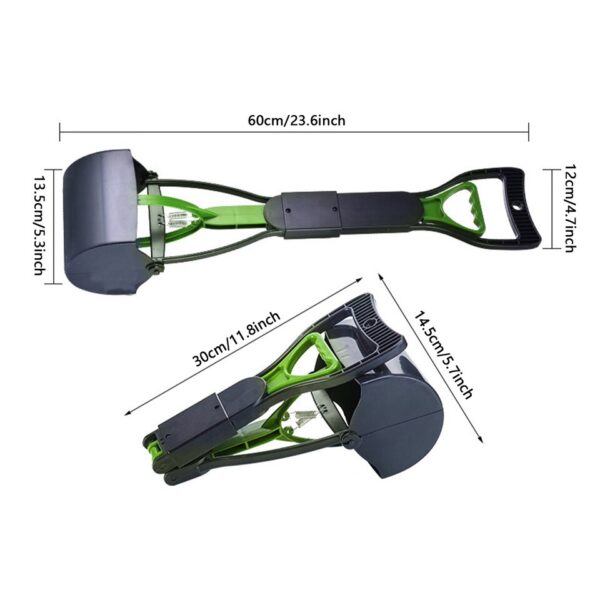 Foldable Pooper Scooper With Durable Springs - Image 8