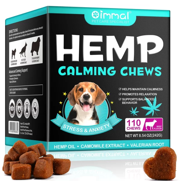 Hemp Calming Snacks/Chews for Dogs with Anxiety and Stress - Image 4