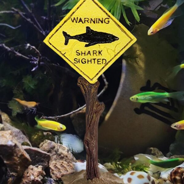 Shark Warning Signs Decoration