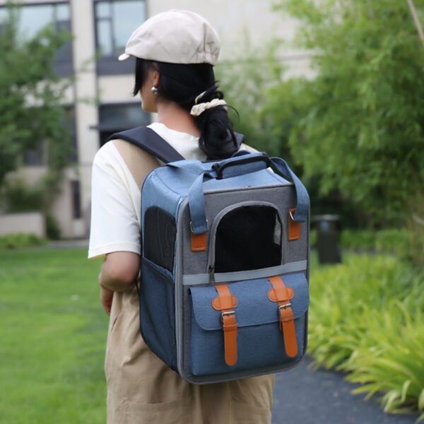 Breathable Mesh Dog Backpack Carrier - Image 5