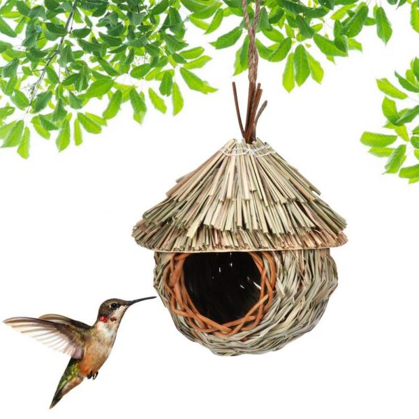 Hand Woven Hummingbird House