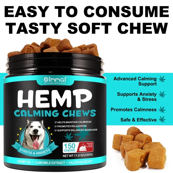 Calming Chews for Dog  - Anxiety & Stress Relief Treat - Image 6