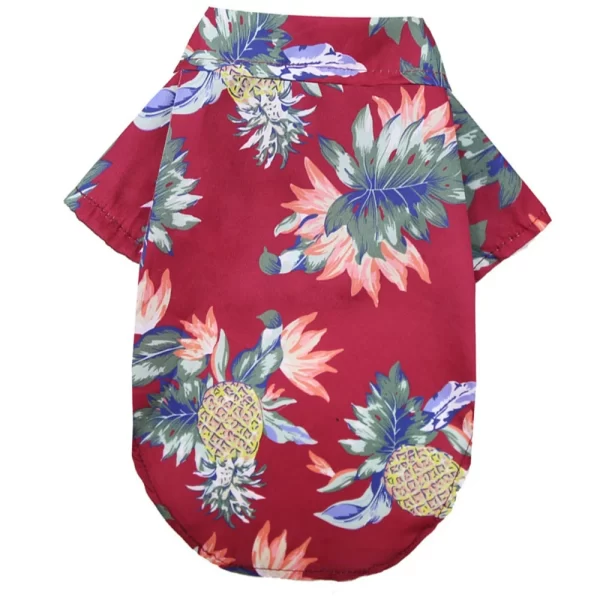 Hawaiian Style Leisure Dog Shirt - Image 9