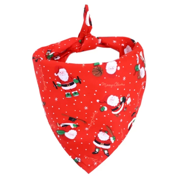 Christmas Triangle Dog and Cat Scarf - Image 11