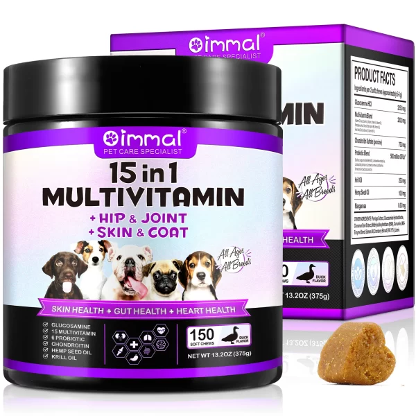 15 in 1 Dog Multivitamin Supplements dog food treats - Image 3