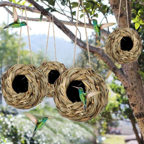 Natural Grass Bird Nest - Image 3