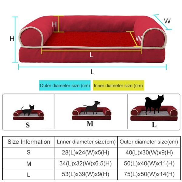 Deep Sleep Sofa Dog Bed - Image 4