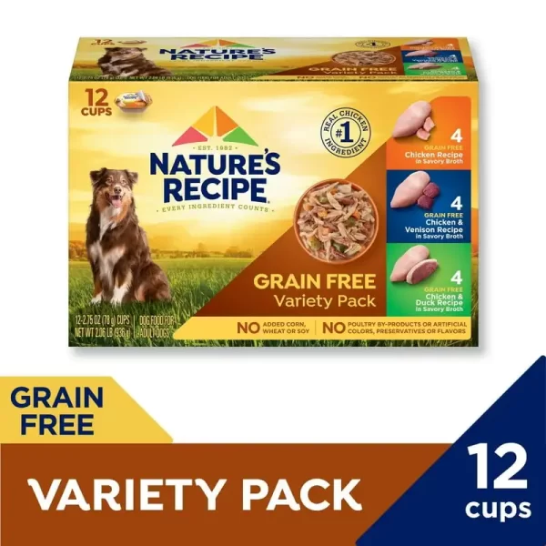 Recipe Original Natural Dog Food Variety Pack, 2.75 oz, 12 count - Image 6