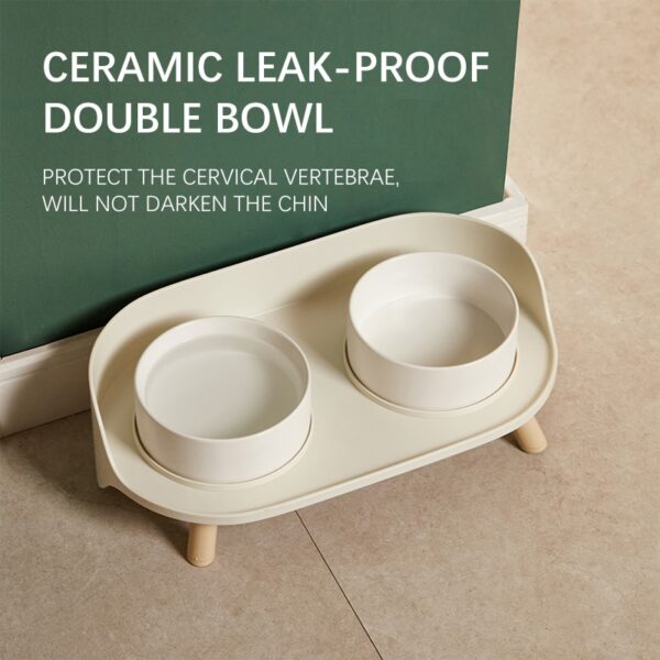 Dual Feeding Cat Bowls - Image 4