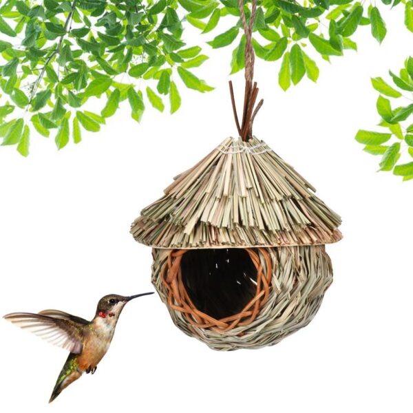 Hand Woven Hummingbird House - Image 3