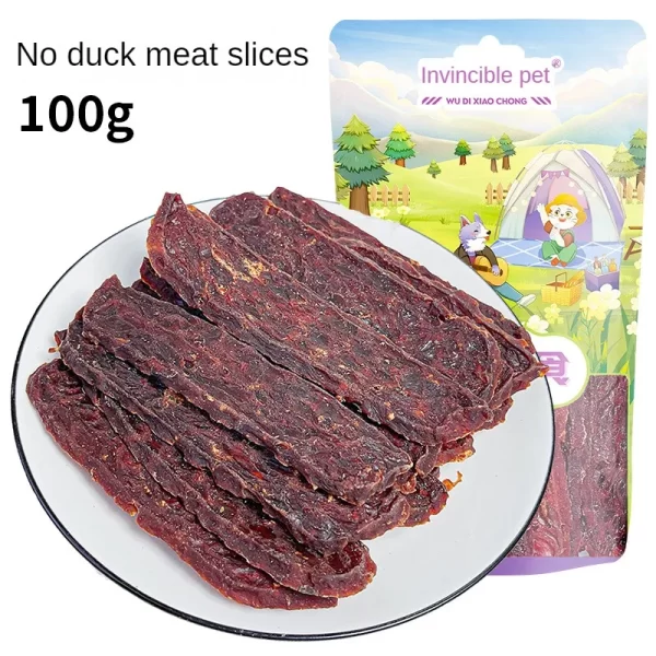 Pet Food High Quality Duck Jerky Cheese Meat Slices Dog Snacks Dog Training Rewards - Image 6