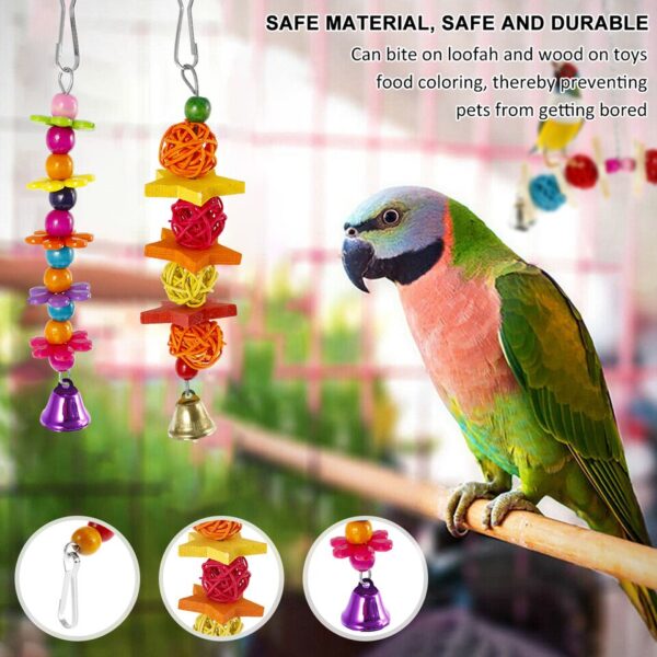 7Pcs Parrot Toys Kit - Image 6