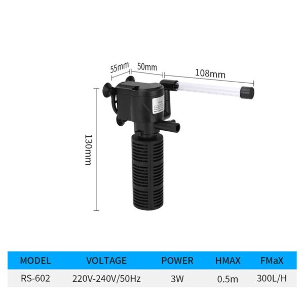 3-in-1 Aquarium Oxygen Filter - Image 5