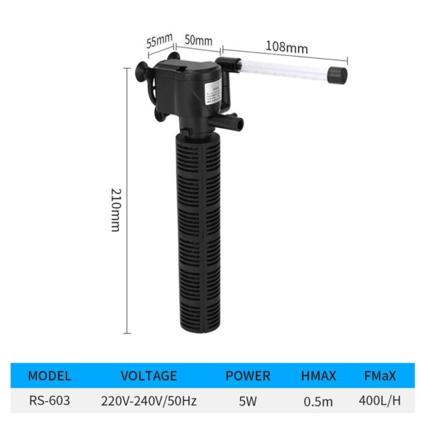 3-in-1 Aquarium Oxygen Filter - Image 8